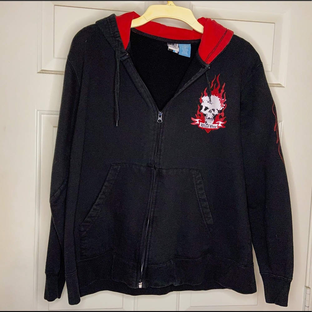 Phys.Sci brand “Wild One” zip up hoodie